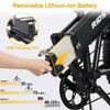 Новый H20 Pro 2000 Вт Складной Электровелосипед 48В 23Ач 20 дюймов Толстая Шина Двойной Мотор Вездеход Горный Велосипед