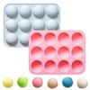 Golf Ball Cake Pop Mold, Golf Ball Chocolate Mold, 12-Cavity 3D Golf Ball Silicone Mold For Cupcake Decorations, Candy
