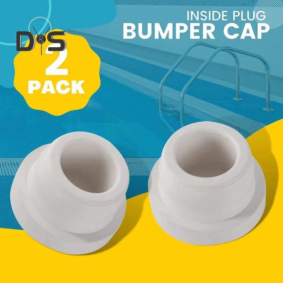 Бампер для лестницы для бассейнов в грунте. Крышка-фиксатор для лестницы. Подходит для трубок для лестницы для бассейна диаметром 1,90 дюйма. Внутренняя крышка-фиксатор. Детали для лестницы для бассейна.