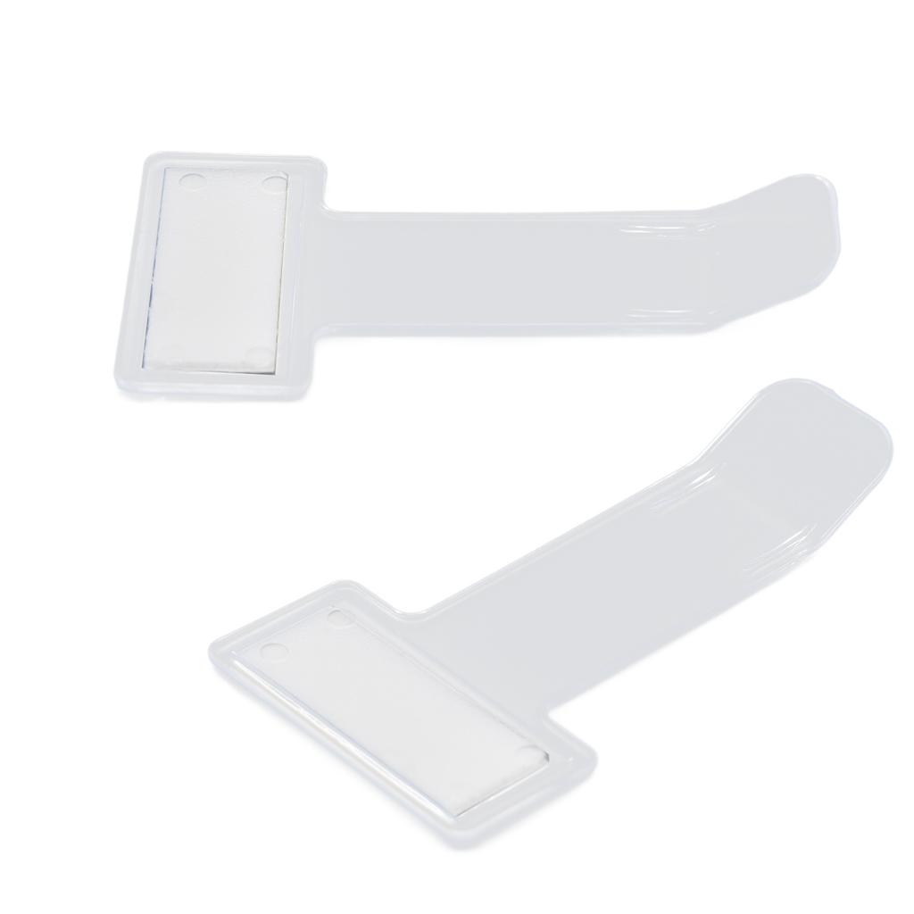 10 шт. зажим для карточек, твердый зажим для сдачи купюр, парковочного талона, экономящий место, прозрачный зажим