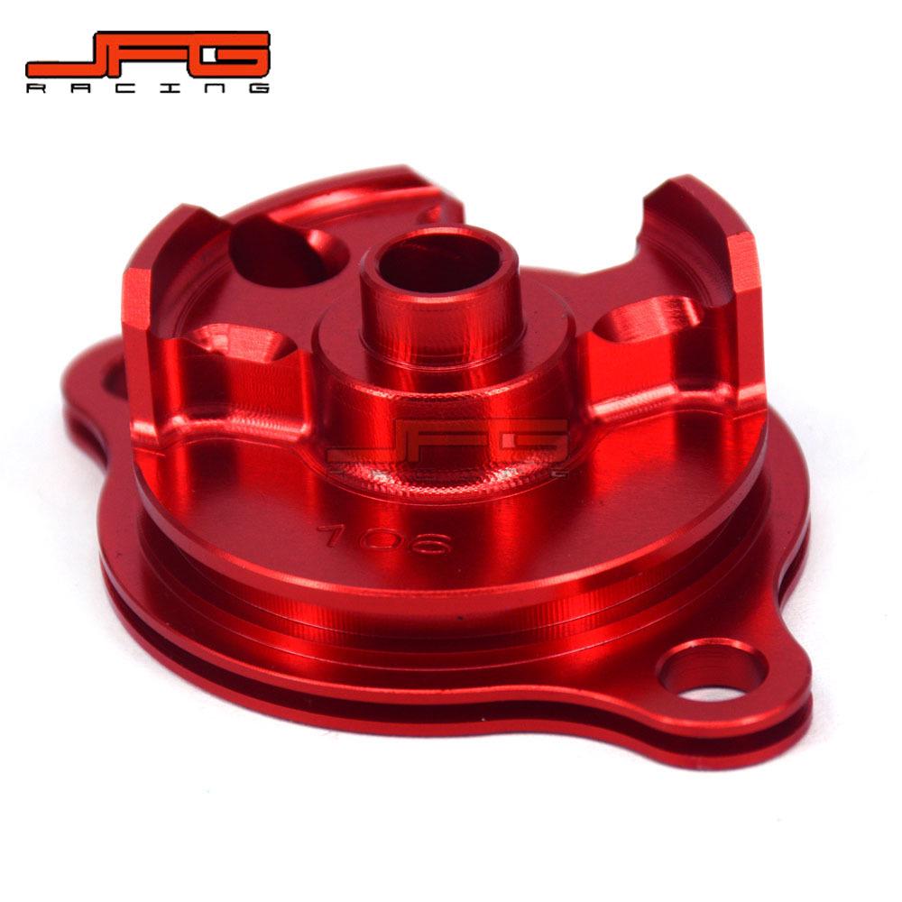 CRF250R 2010-2016 Внедорожный мотоцикл CNC Алюминиевая крышка масляного фильтра
