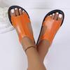 Large Size Women's Shoes Ladies Flat Sandals Beach Slippers Summer