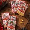 6Pcs/Set Blessing Red Pocket Cartoon Lucky Money Bags Snake Year Red Envelopes  New Year Decoration