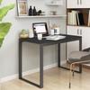 VidaXL Computer Desk Black 110x60x73 Cm Chipboard, Black