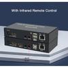 4K 120m HDMI KVM Extender Via Cat5e Cat6 Rj45 Ethernet Cable Video Converter Transmitter and Receiver Support USB Keyboard Mouse