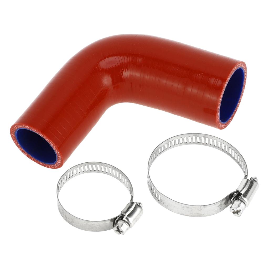 X AUTOHAUX Silicone Hose, Different Diameter, Elbow 90°, 4 Layer Strengthened, Pressure Resistant, Durable,