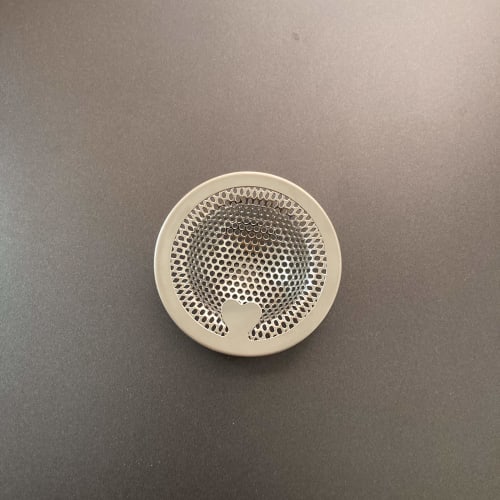 Andexi Bathroom Drain Garbage Disposal, Perforated Drain, Garbage Disposal, Drain Size: 3.5-4.5cm, Stainless Steel, Drain Basket, Bathroom Sink Garbag