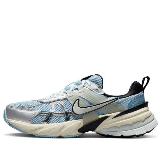 HF1876-400 Nike V2K Run Психический Синий Черный Синий Оттенок Металлический Серебристый (Женский)