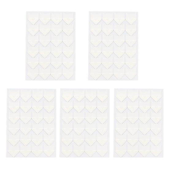 5 листов самоклеящихся уголков для фотографий, бескислотных, винтажных, самодельных альбомов для скрапбукинга