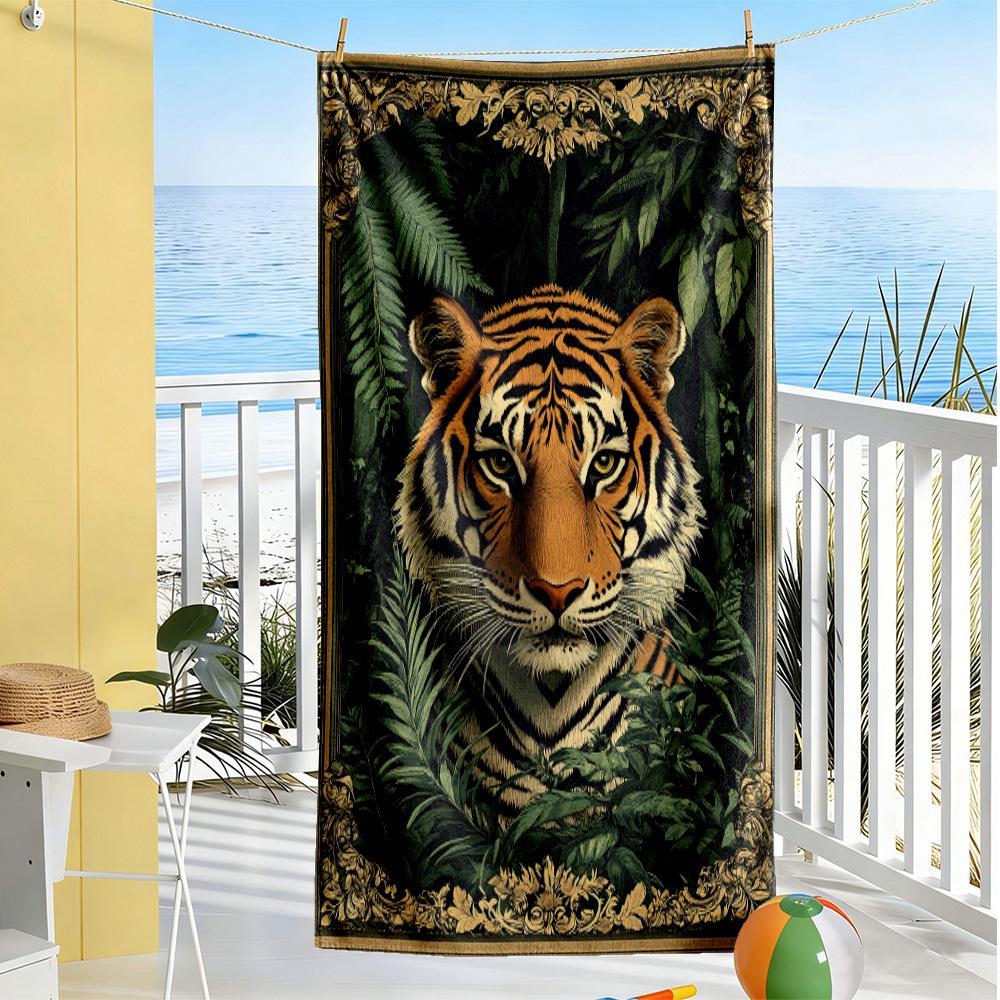 Animal peacock feathers Large Soft Quick Dry Beach Towel for Beach Camping Swimming Beach Yoga Perfect Gift for Friends Family Birthday
