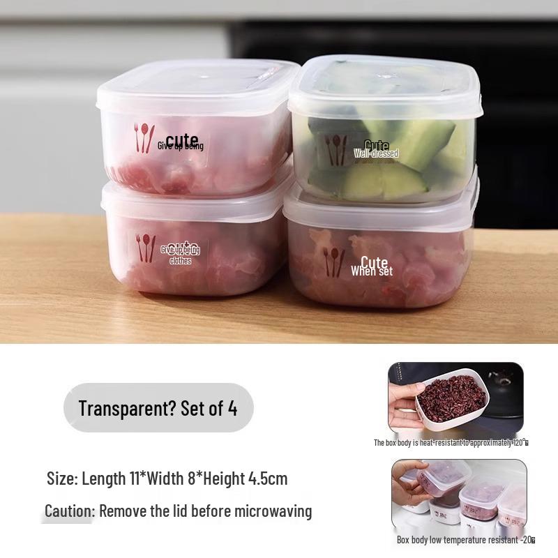 Ящик для хранения продуктов в холодильнике: Органайзер, безопасный для морозильной камеры, сохраняющий свежесть, не содержащий БФА, для мясных отделений.