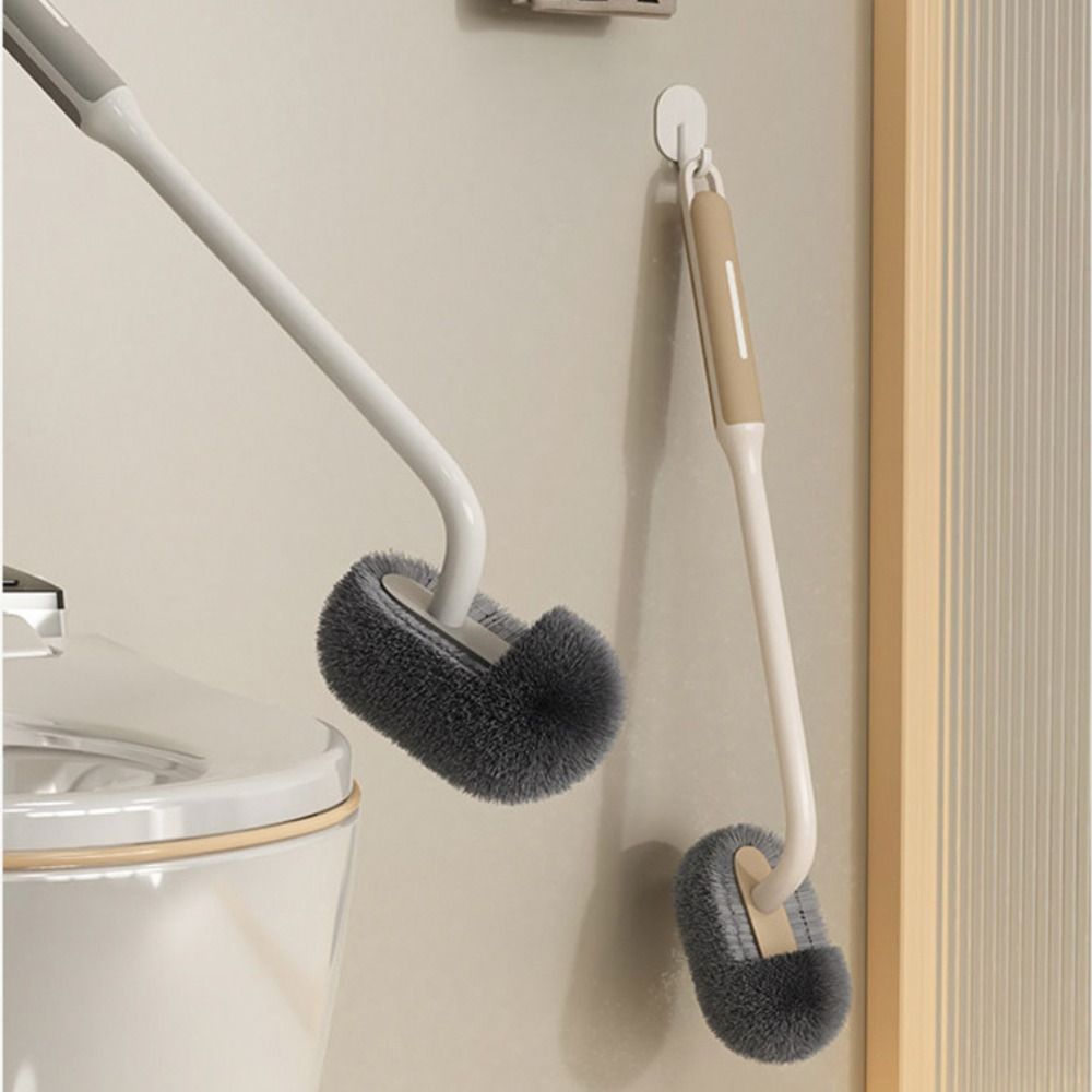 Двусторонняя туалетная щетка с длинной ручкой, настенная, угловая, для чистки ванной комнаты, инструменты для чистки, средство для чистки щелей на полу, бытовая