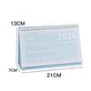 Waterproof Mini Calendar Coil Desktop Ornament Portable Desk Calendar  Office School Supplies