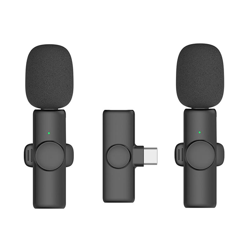 K11 Professional Wireless Lavalier Microphone for iPhone iPad Android Live Broadcast Gaming Recording Interview Business Mic