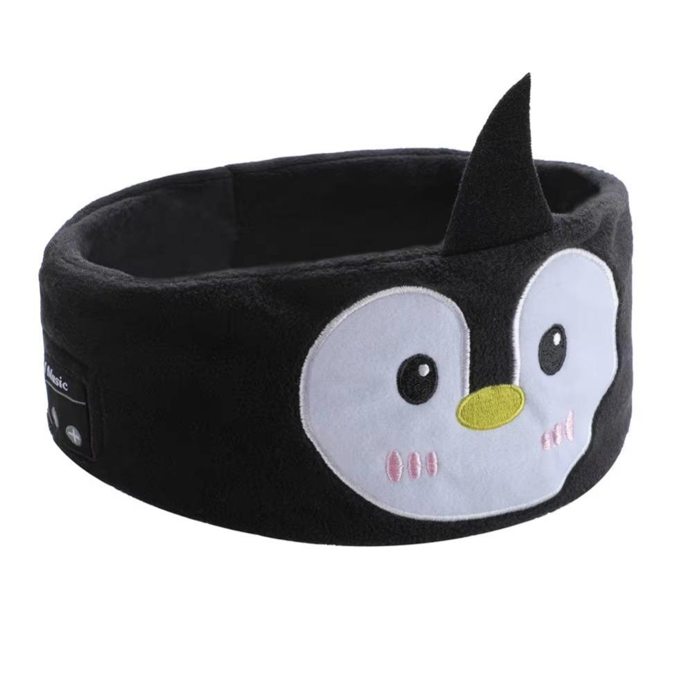Thin Speakers Bluetooth Headphones Eye Mask Soft Plush Speakers Headband Not-in-Ear Design