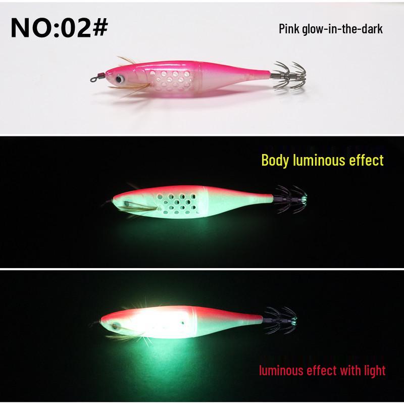 Деревянная клетка-приманка для креветок для рыбалки: Кальмар, Осьминог и Каракатица, 10 г