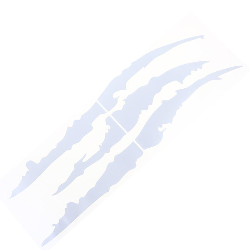 Автомобильные наклейки Светоотражающие следы когтей монстра Царапина в полоску Маркировка на фару