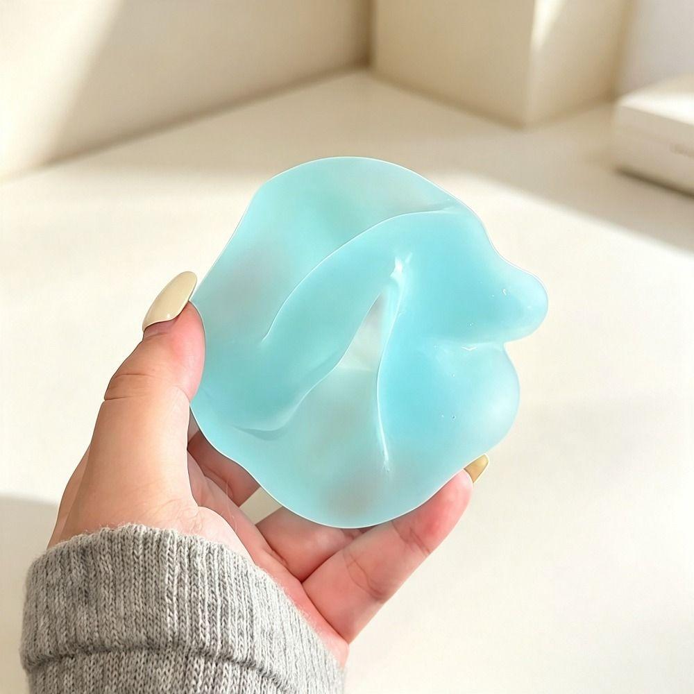 Soft Ball Quick-rebound Squeeze Toy Blue Crispy Handmade Ball Gift Coconut Oil Squishy Ball Office