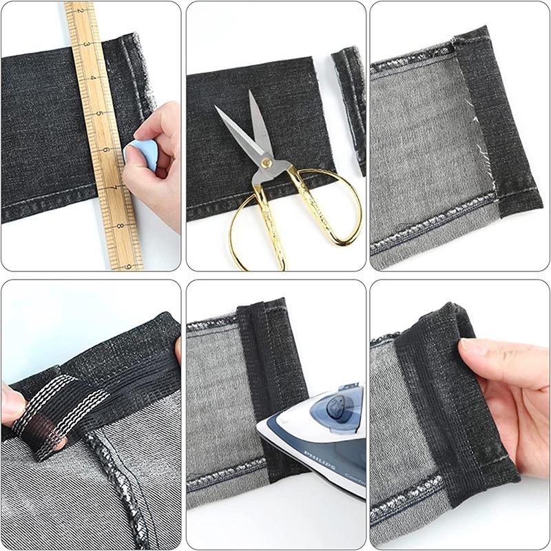 Self-Adhesive Trouser Hem Sticker for Easy, No-Sew Alterations - C5 Roll-up Cuff Sticker
