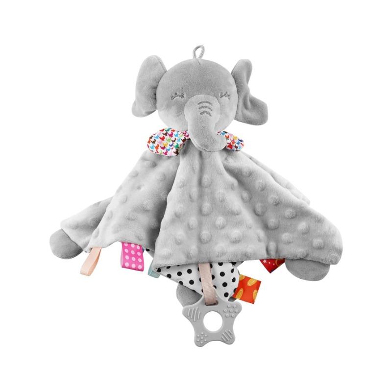 Newborn Baby Plush Stuffed Toys Cute Animal Blanket Comforter Bunny Elephant Soothe Appease Sleeping Towel Baby Gift