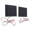 2pcs DC5V 500mA Solar Panel Cell Power Module Polycrystalline Silicon Solar Panel with 100cm Cable