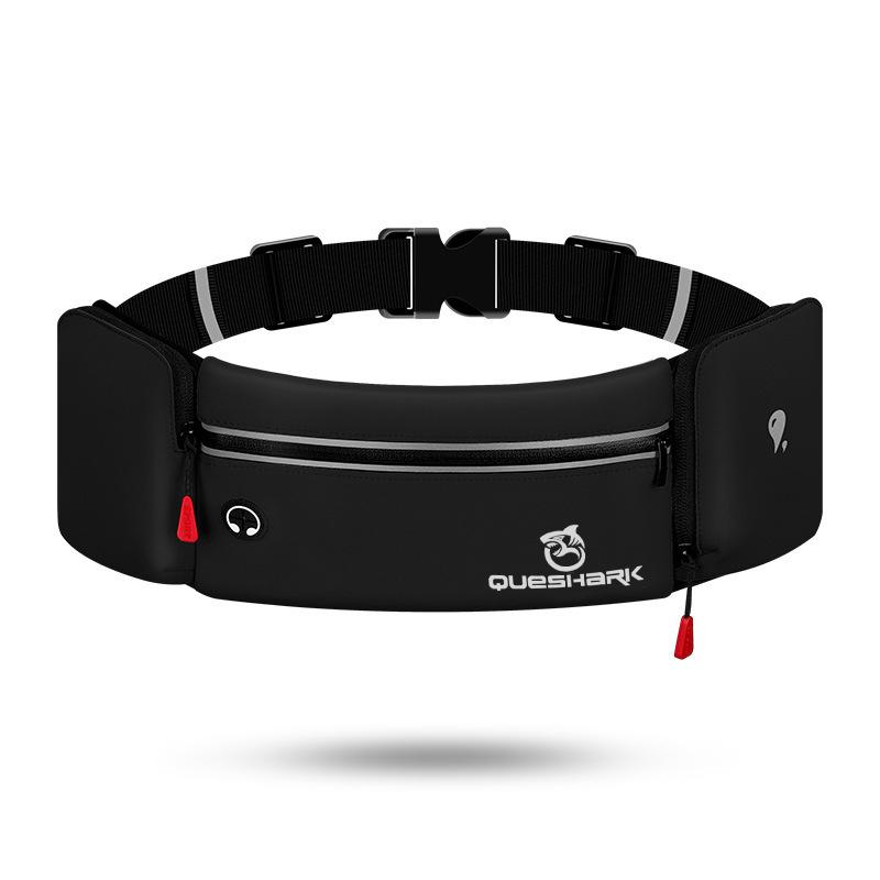 Queshark Adjustable Waist Belt F Running Bag With Water Bottle Cycling Camping Hiking Gym Phone Waist Pouch Sports Bag