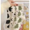 NEW Cute Socks Autumn and Winter Plush Mink Stockings Thickened Girl Floor Postpartum Home Dressing Kawaii Long