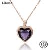Женское ожерелье Lindon, кулон с цирконом, модный подарок