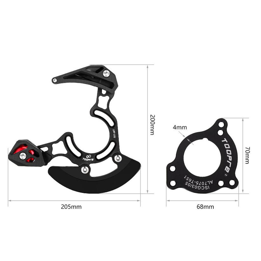 HOUSON Цепь Направляющая цепи велосипеда Защита цепи велосипеда для гоночных велосипедов ISCG 05 ISCG03 BB Передняя направляющая цепи Направляющая, Велосипеды,