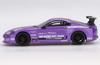 Sunrich MINI GT Toyota Supra Top Secret Фиолетовый Готовая Модель 1/64 (A80) GT-300 (Правый руль) MGT01067-R