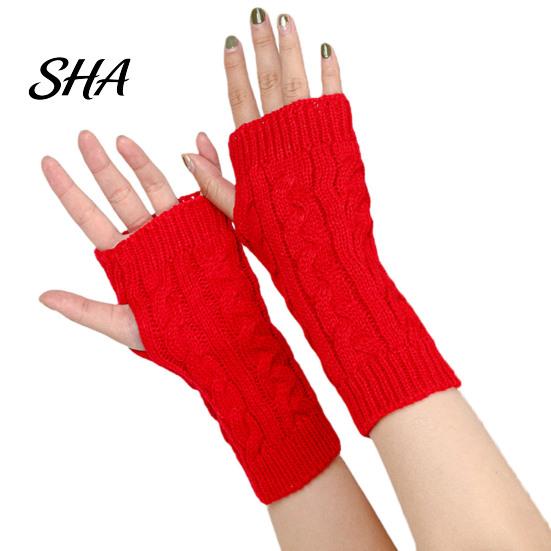 Stylish Fall Layering Sleeves Women Ribbed Wrist Arm Warmers, Stretchy Cable Knitted Fingerless Gloves, Versatile Covers for Driving Soft Warm Mitten,