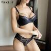 DKGEA Тонкий бюстгальтер, бандажный сексуальный бюстгальтер, комплект женского кружевного нижнего белья, комплект плюс размер