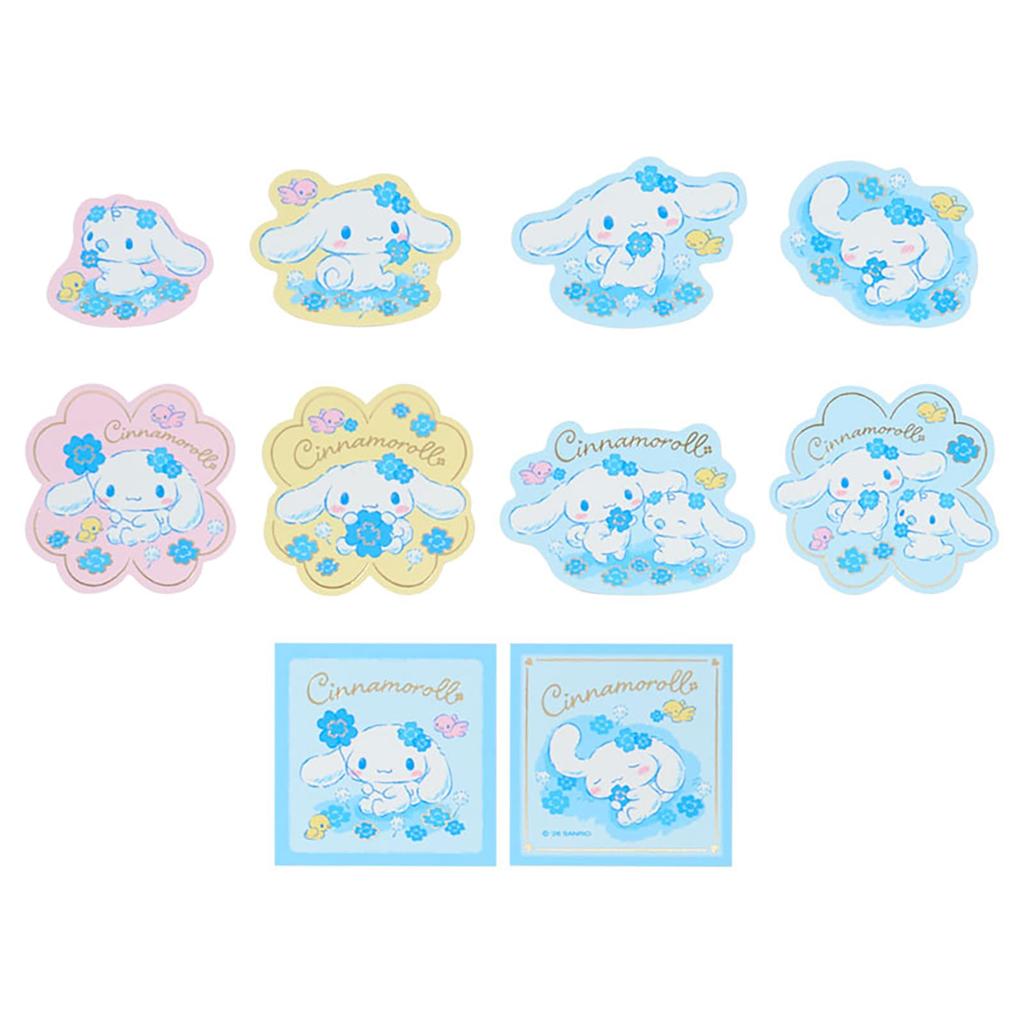 Sanrio Cinnamoroll Character Sticker Set Light Blue Clover 789089