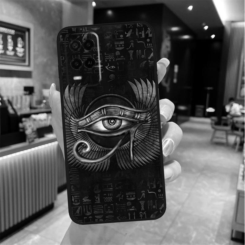 Египетский Глаз Гора Чехол Для Oppo A74 A54 A94 A78 A98 A18 A60 A80 A40 A38 A58 A96 A76 A16 A15 A17 A57 A77 A5 Pro