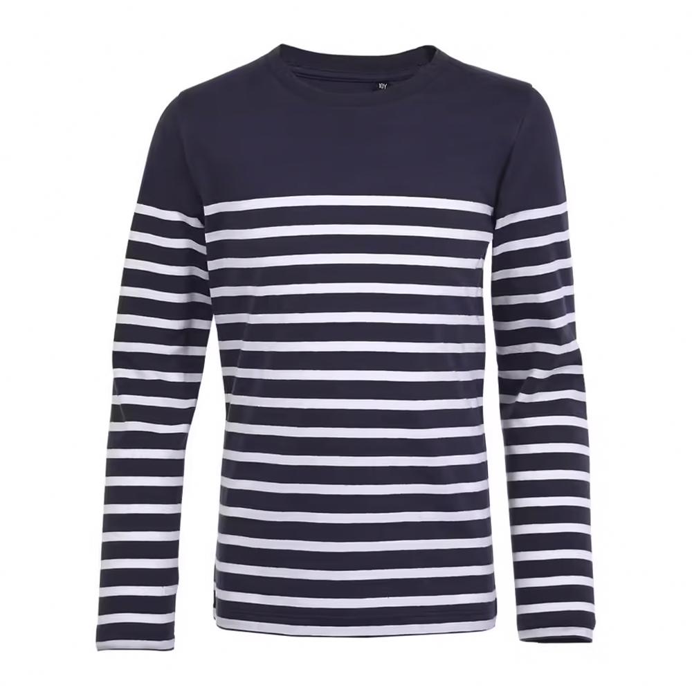 Childrens/Kids Matelot Striped Long-Sleeved T-Shirt