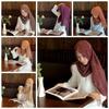 Soft Headband Crystal Chiffon Shawls Fashion Headscarf  Woman