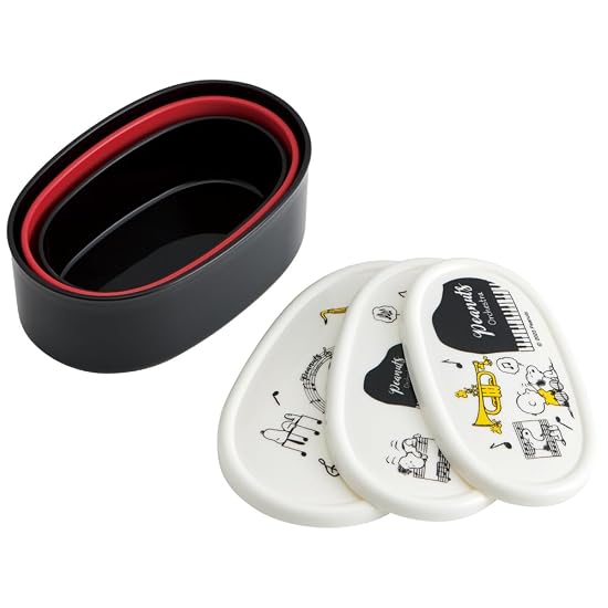 Skater Bento Box Seal Container Storage Container 3-Piece Set Snoopy Orchestra Made in Japan 860ml S