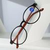 Vintage Round Frame Reading Glasses Men And Women Blue Light Blocking Presbyopia Glasses Ultra Lightweight Full Frame Eyeglasses