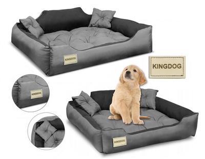 Лежак для собак из МИКРОФИБРЫ прочный и удобный Kingdog SML XL