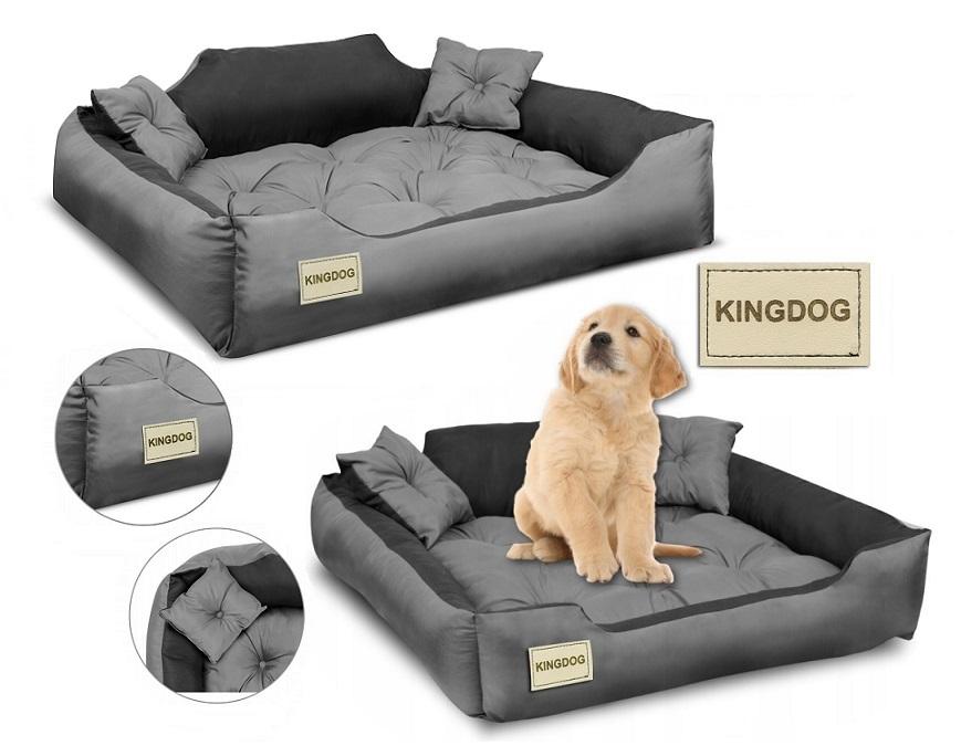 Лежак для собак из МИКРОФИБРЫ прочный и удобный Kingdog SML XL