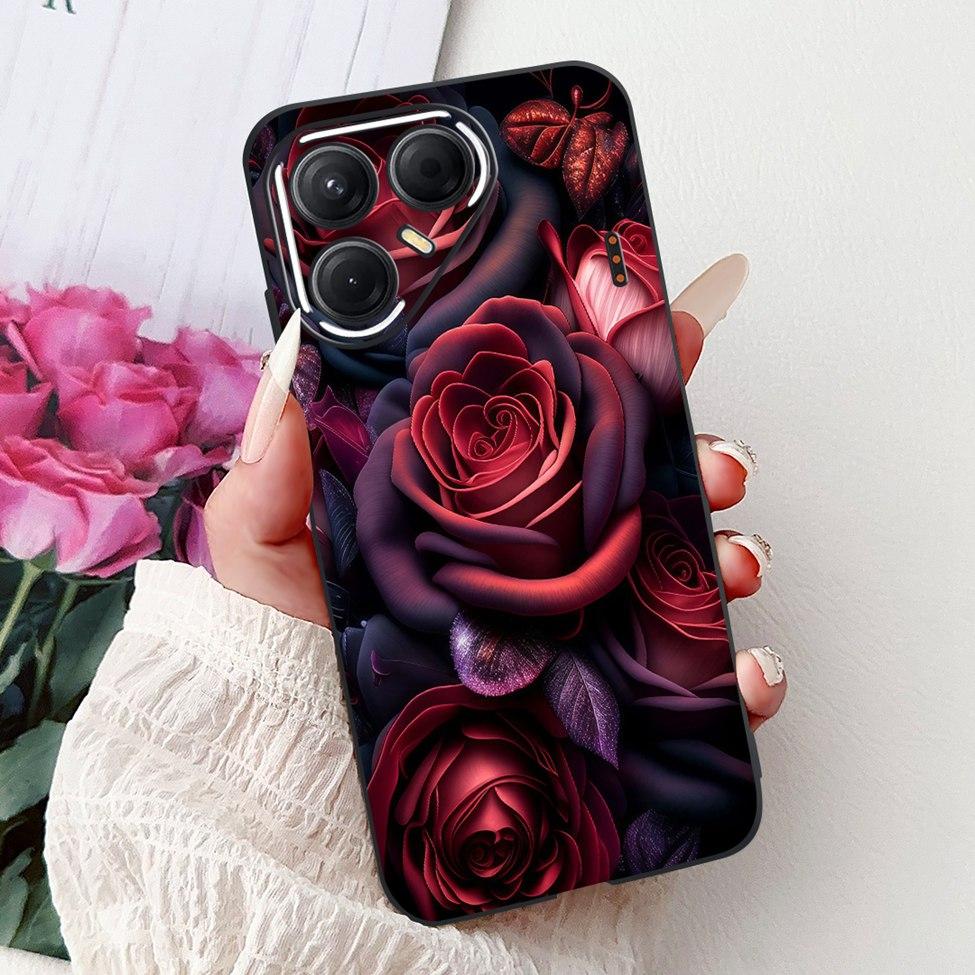For Tecno Pova 7 5G Cover Case LJ7 Luxury Butterfly Love Fashion Flowers Cool Lion Painted Phone Case For Techno Pova7 5G Bumper