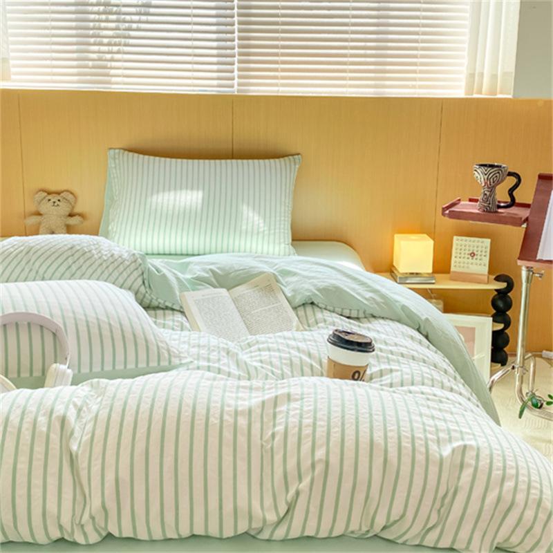 Комплект из 4 предметов однотонного хлопкового дышащего одеяла, супермягкое одеяло класса А для мам и малышей, можно спать голышом