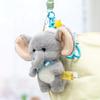 Hat Cute Sleeping Bow Cartoon Elephant Plush Toy Pendant For Bag Decoration