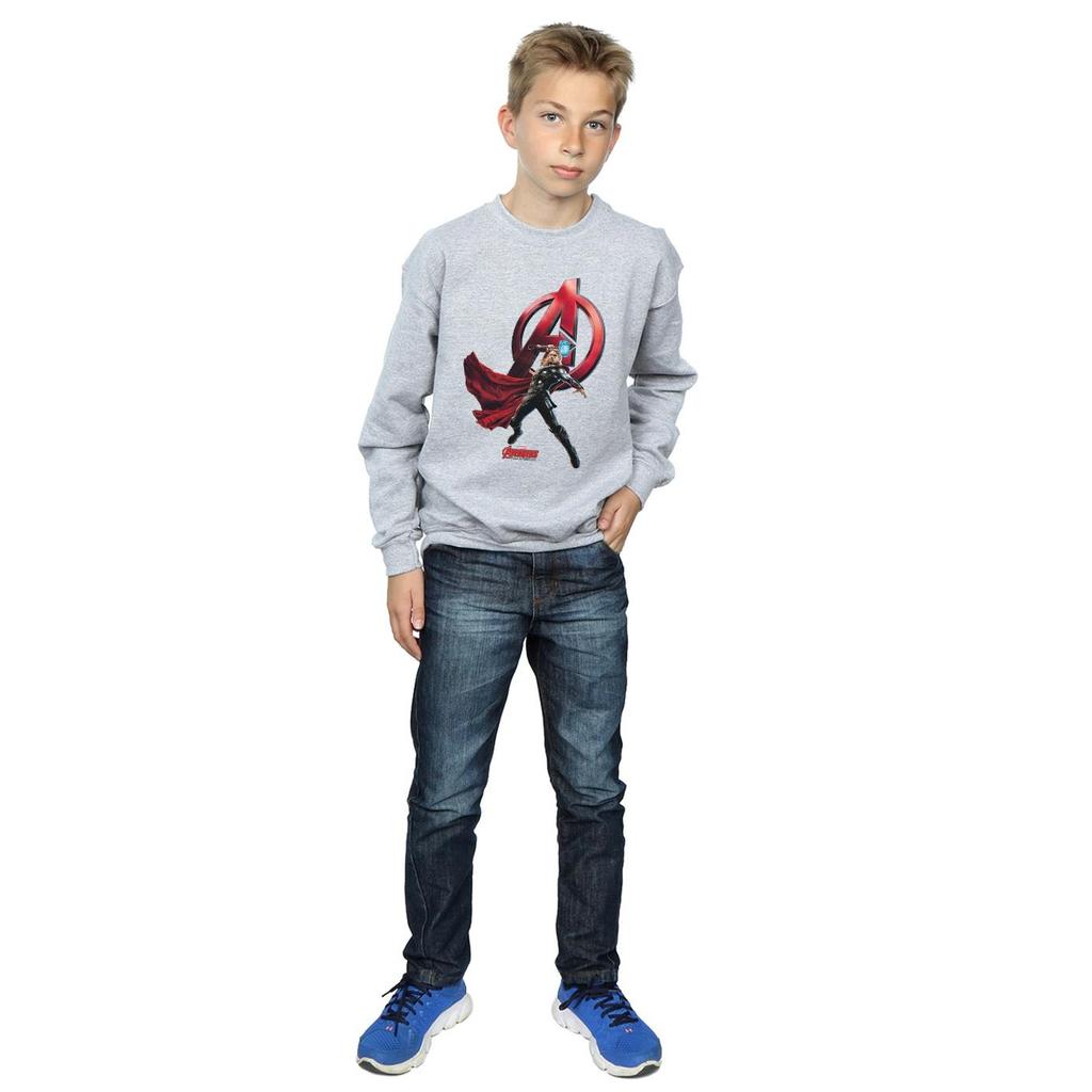 Marvel Boys Thor Pose Sweatshirt