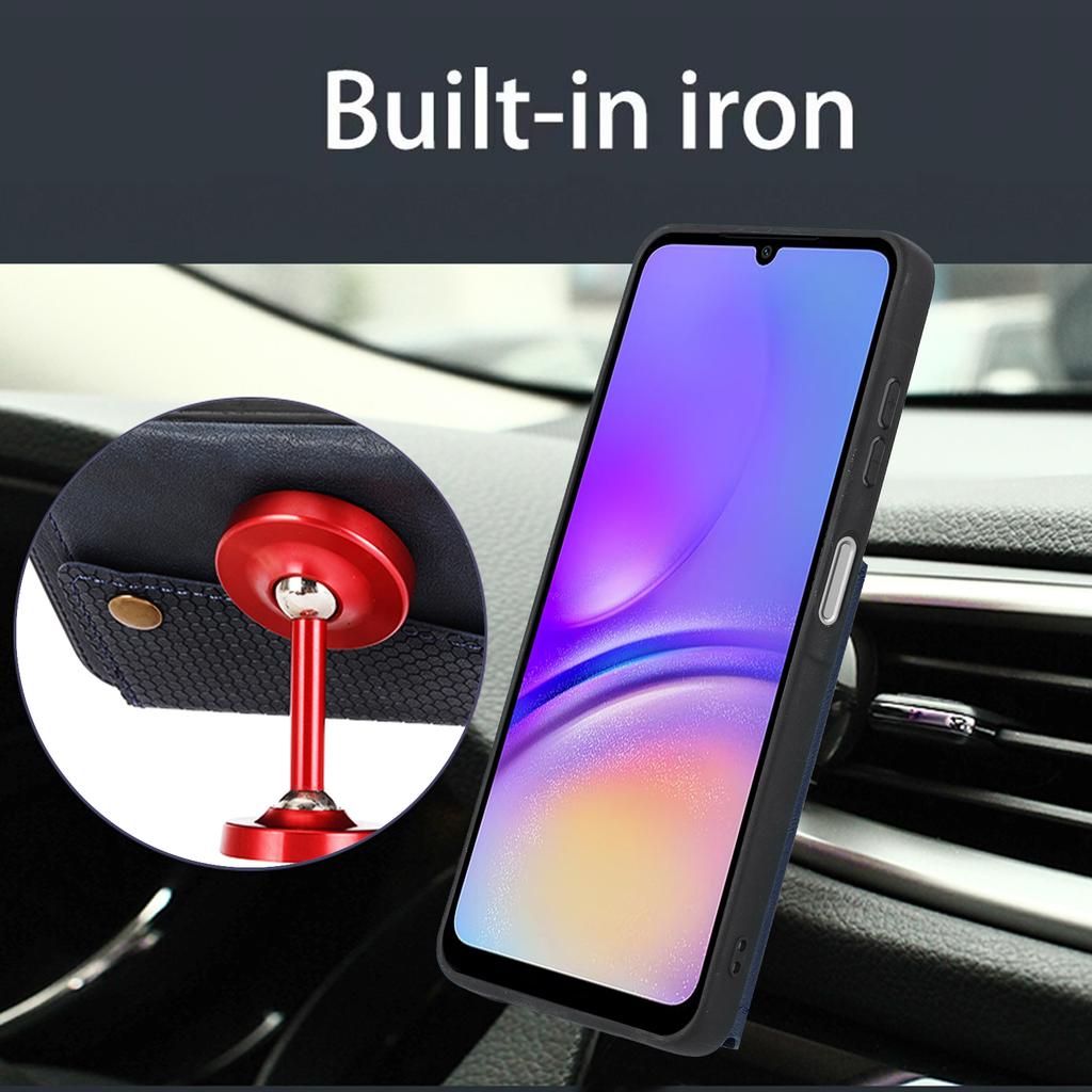 For Samsung Galaxy A06 4G Case Card Slots Kickstand Leather+TPU Phone Cover