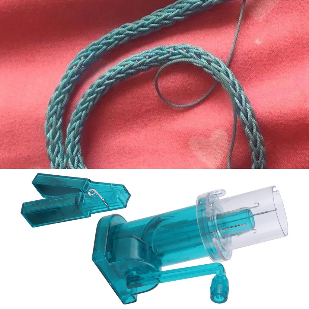 DIY Hand Operated Knitting Machine Spool Knitter Sweater Bracelet Weave Sewing Tool