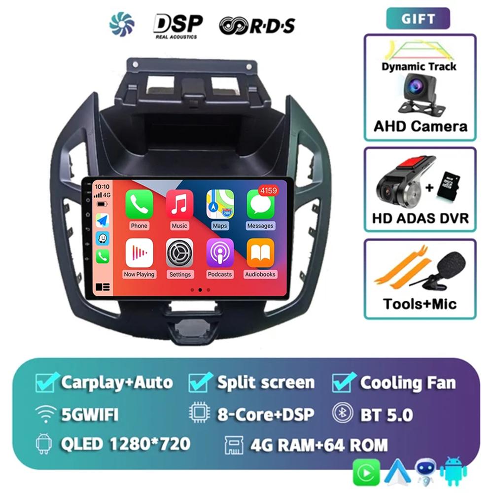 9-дюймовый радиоприемник Android 14 аудио для FORD TRANSIT Connect 2014 2015 CarPlay WITSON Multimídia Automotivo GPS WIFI DSP автомобильная стереосистема 2Din