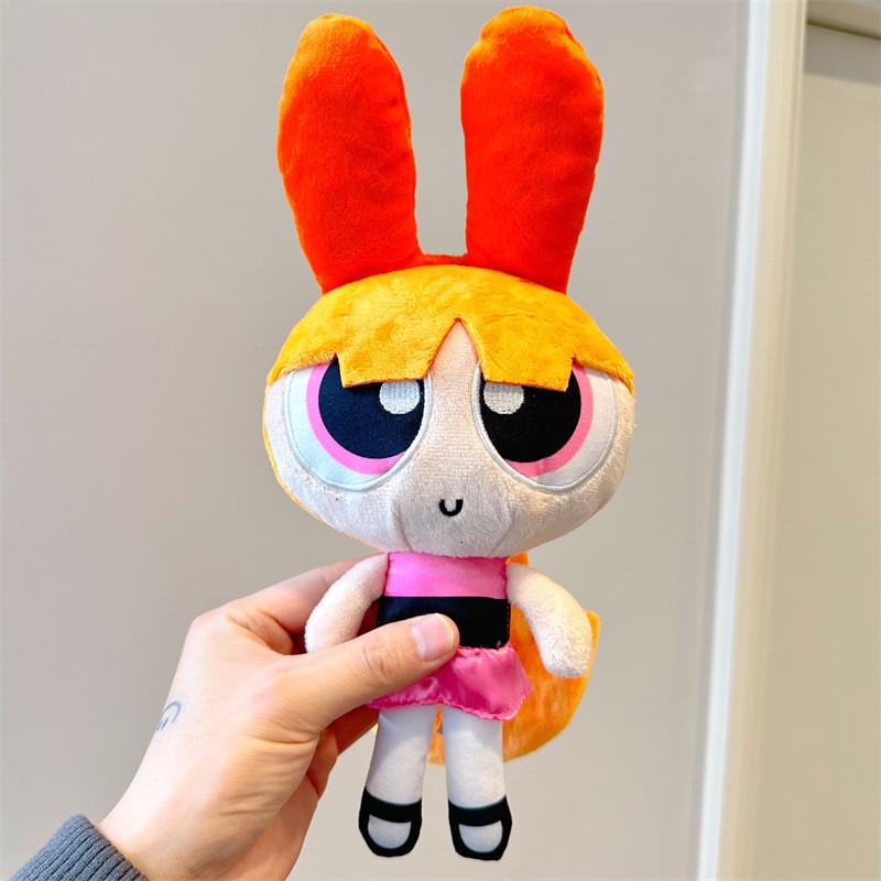 Очаровательная плюшевая игрушка «Суперкрошки» Мягкая мультяшная кукла Блоссом, Баблз, Бутеркап