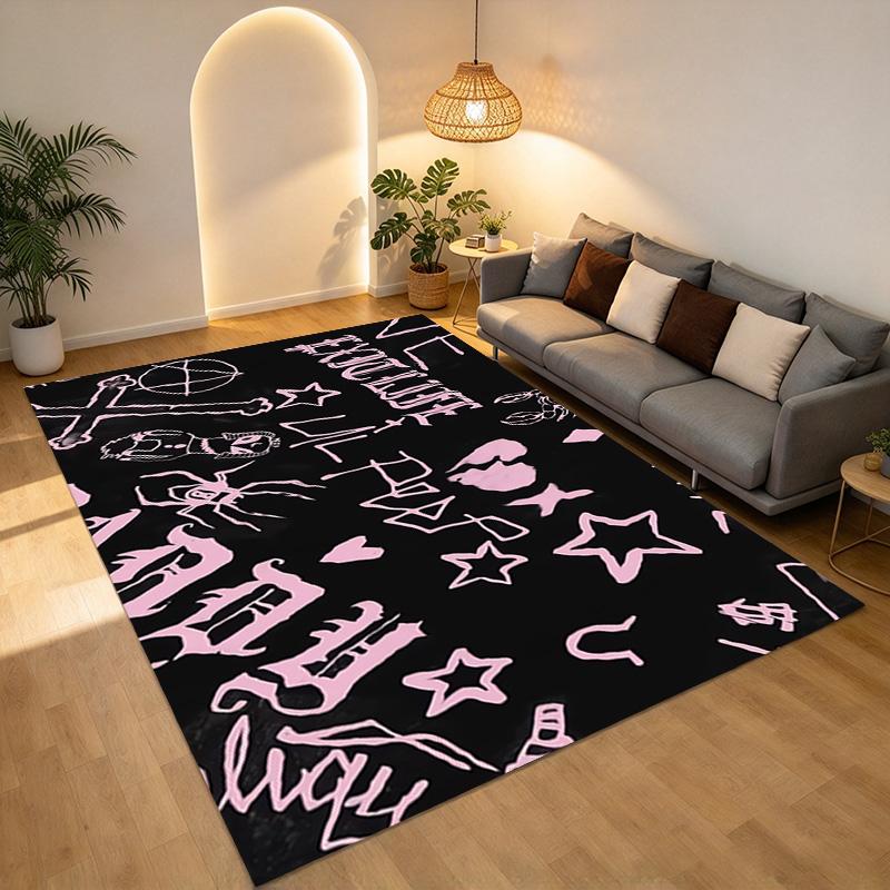 Gothic Symbols Living Room Nonslip Area Rug Soft Carpet For Bedroom Game Playroom Sofa Office Home Decor Doormat Christmas Gift C9302753