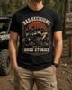 Bad Decisions Make Good Stories Shirt, ATV Four Wheeler Tee, Humorous Quad Rider Gift, Offroad Trail Adventure Graphic Apparel for Men Women